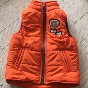 Carter’s orange puffer vest